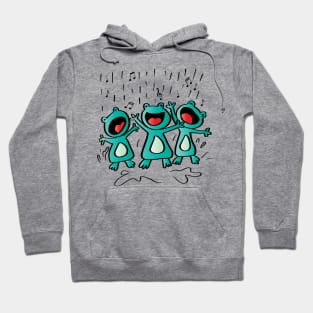 Singing Cartoon Frog Hoodie